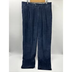 Carroll & Co Beverly Hills Men’s Pants Size 36x32 Corduroy NAVY MADE IN USA